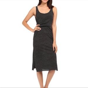 Alternative Women's Eco Jersey York Midi Dress, Eco Black Size L, NWT